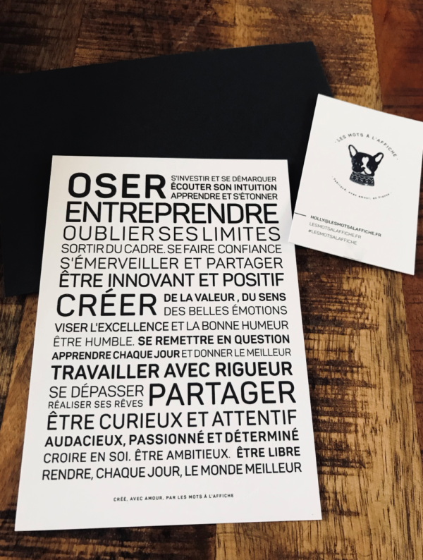 Les mots à l'affiche